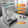 Shawarma Grill Machine, Electric Vertical Rotisserie with 2 Burners, Rotating Chicken Rotisserie Machine Broiler Gyro with Shovel