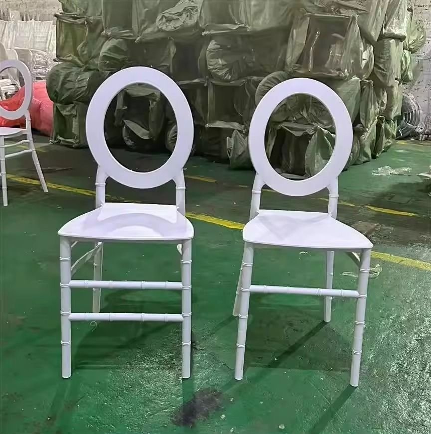 White Plastic Resin Phoenix Without Cushions Chairs for sale