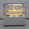 White Patisserie Showcase Cake Display Refrigerator For Sale