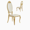 Modern Restaurant Furniture Hotel Hall Living Room Stainless Steel Dining Wedding Chair and Table for Banquet Party Chiavari Event Party