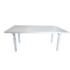 White/Black Kiddies Rectangular Wooden Table 1.5m For Sale