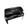 Black Rectangular Roll Top Chaffing Dish 11Lt With Viewing Window